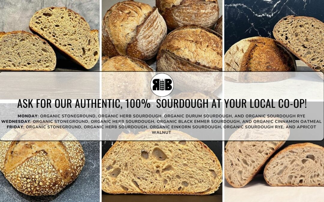 A new week, and another great assortment of 100% Sourdough coming your way!